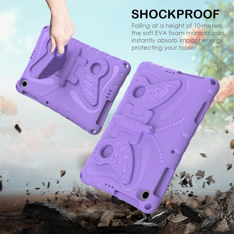 For Lenovo Tab M10 HD TB-328 10.1 Butterfly Bracket EVA Shockproof Tablet Case
