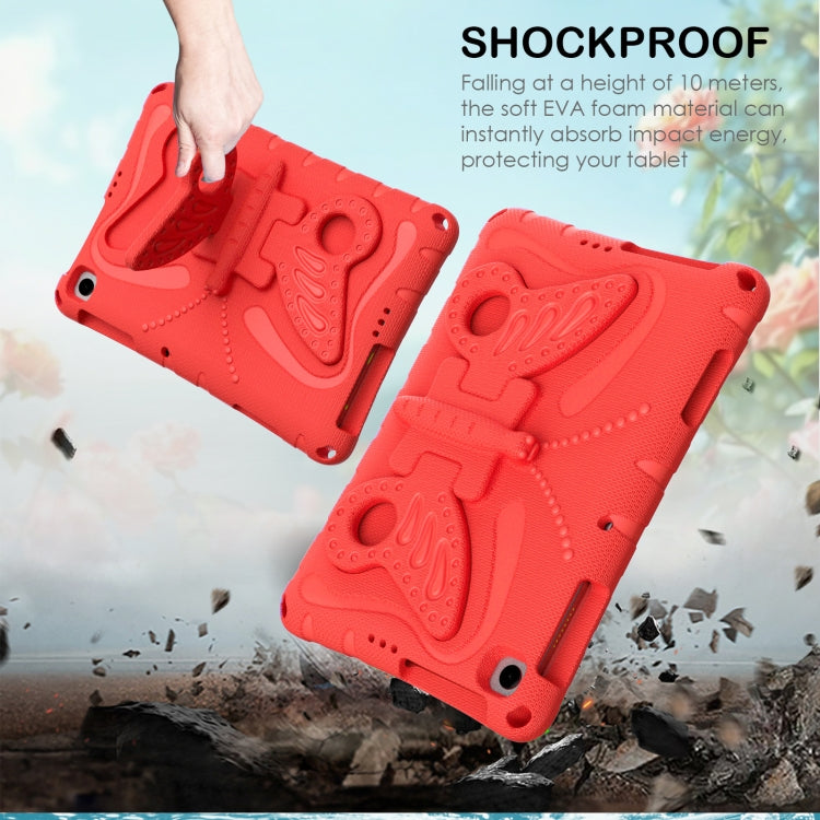 For Lenovo Tab M10 HD TB-328 10.1 Butterfly Bracket EVA Shockproof Tablet Case