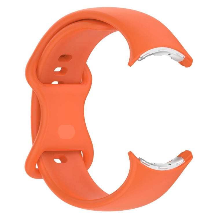 For Google Pixel Watch 4 / Watch 3 45mm Butterfly Color Buckle Silicone Watch Band, Size: S