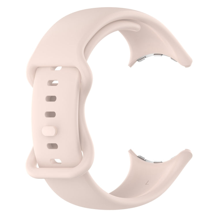 For Google Pixel Watch 4 / Watch 3 45mm Butterfly Color Buckle Silicone Watch Band, Size: S