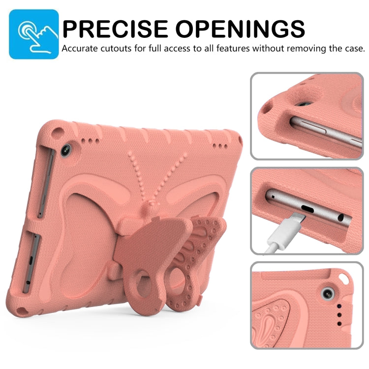 For Amazon Kindle Fire HD10 2021/2023 Butterfly Bracket EVA Shockproof Tablet Case