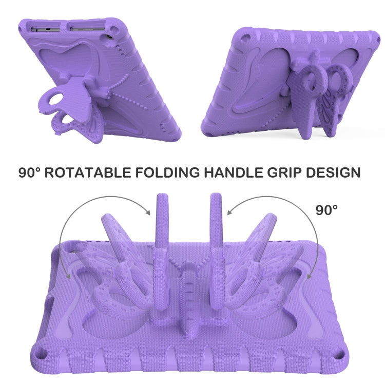 For Amazon Kindle Fire HD10 2021/2023 Butterfly Bracket EVA Shockproof Tablet Case