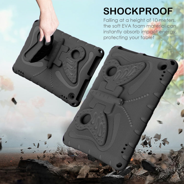 For Amazon Kindle Fire HD10 2021/2023 Butterfly Bracket EVA Shockproof Tablet Case