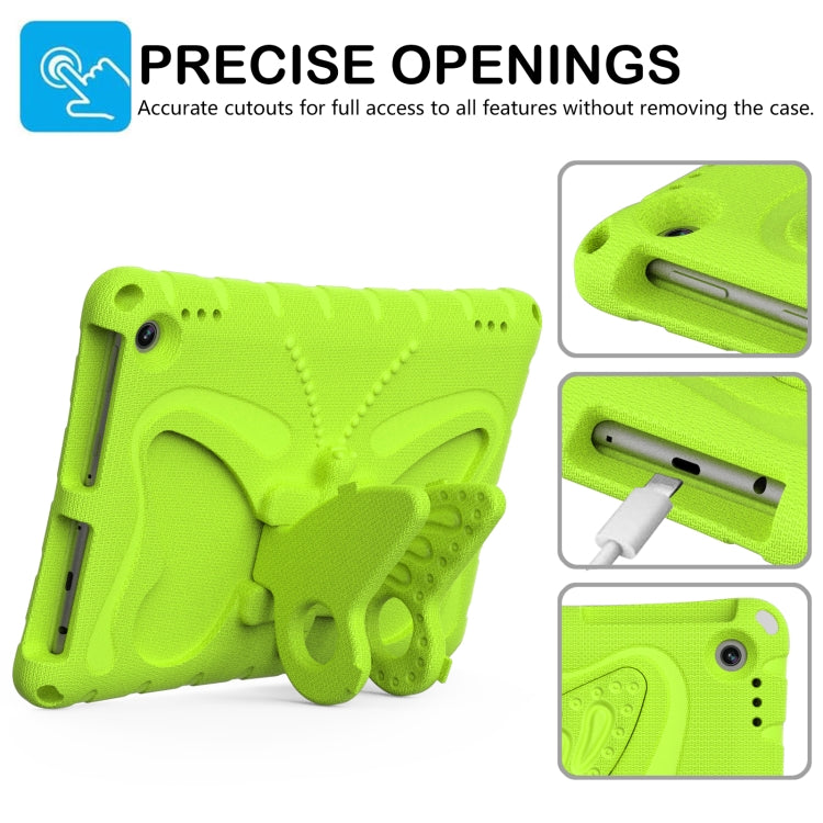 For Amazon Kindle Fire HD10 2021/2023 Butterfly Bracket EVA Shockproof Tablet Case