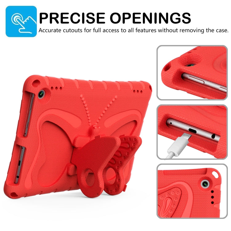For Amazon Kindle Fire HD10 2021/2023 Butterfly Bracket EVA Shockproof Tablet Case