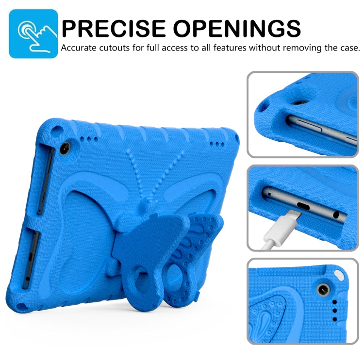 For Amazon Kindle Fire HD10 2021/2023 Butterfly Bracket EVA Shockproof Tablet Case
