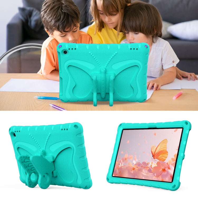 For Amazon Kindle Fire HD10 2021/2023 Butterfly Bracket EVA Shockproof Tablet Case