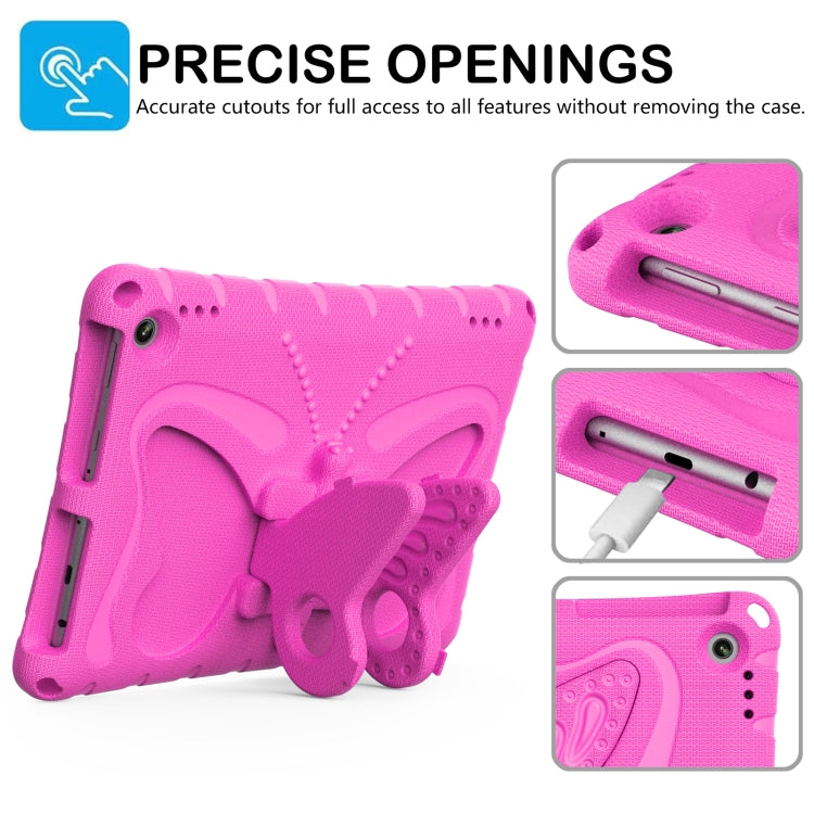 For Amazon Kindle Fire HD10 2021/2023 Butterfly Bracket EVA Shockproof Tablet Case
