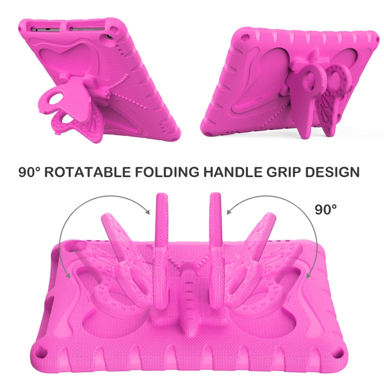 For Amazon Kindle Fire HD10 2021/2023 Butterfly Bracket EVA Shockproof Tablet Case