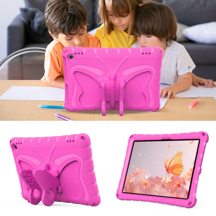 For Amazon Kindle Fire HD10 2021/2023 Butterfly Bracket EVA Shockproof Tablet Case