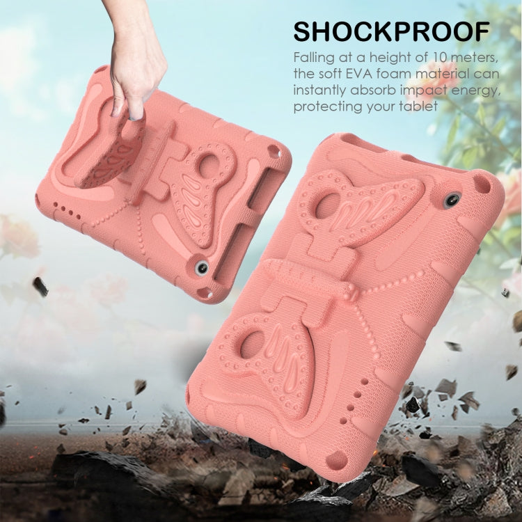 For Amazon Kindle Fire HD7 2022 Butterfly Bracket EVA Shockproof Tablet Case