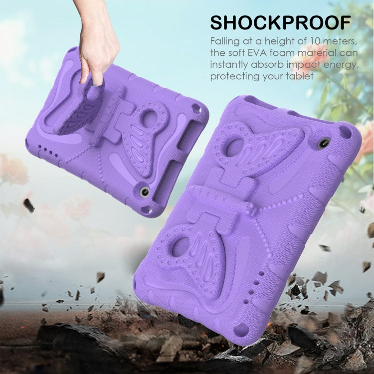 For Amazon Kindle Fire HD7 2022 Butterfly Bracket EVA Shockproof Tablet Case
