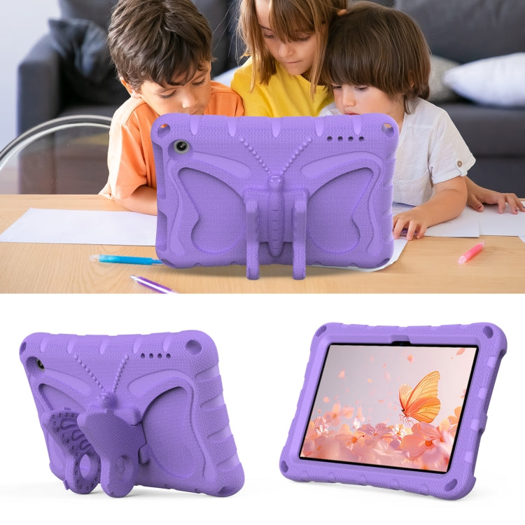 For Amazon Kindle Fire HD7 2022 Butterfly Bracket EVA Shockproof Tablet Case