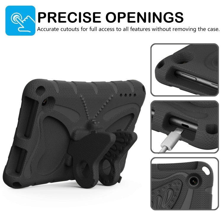 For Amazon Kindle Fire HD7 2022 Butterfly Bracket EVA Shockproof Tablet Case