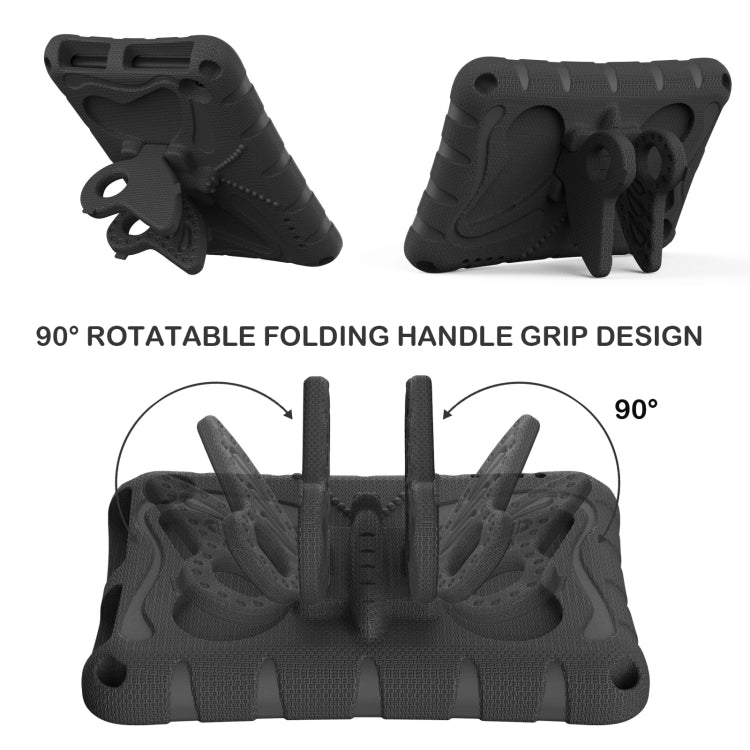 For Amazon Kindle Fire HD7 2022 Butterfly Bracket EVA Shockproof Tablet Case