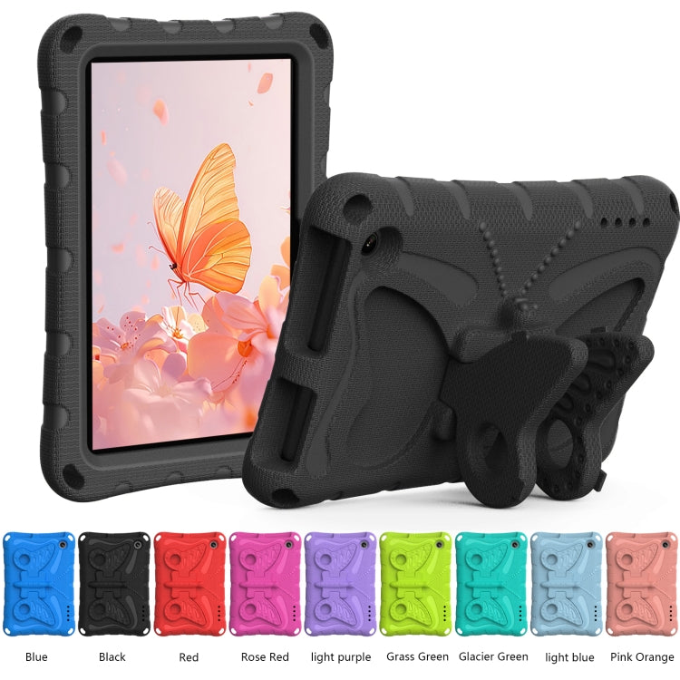 For Amazon Kindle Fire HD7 2022 Butterfly Bracket EVA Shockproof Tablet Case