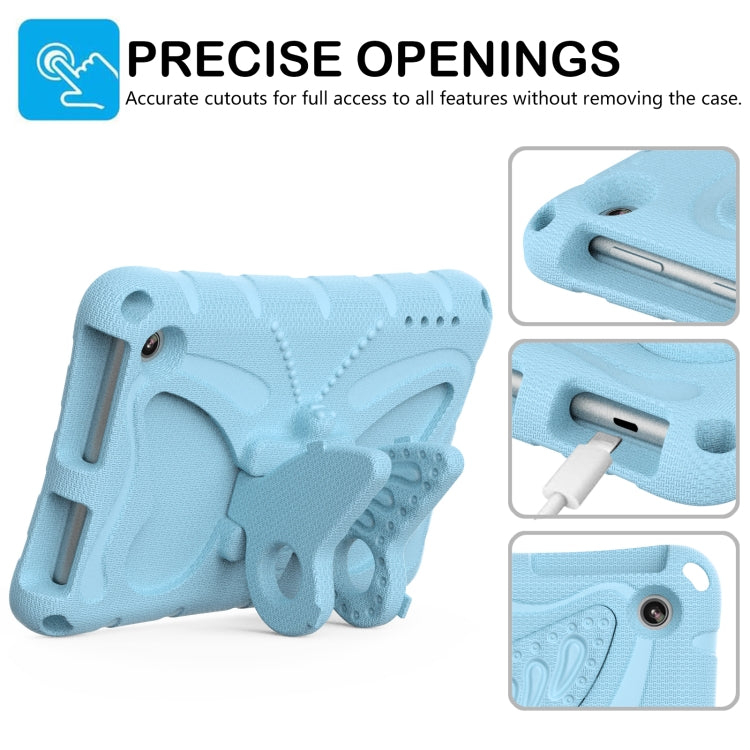 For Amazon Kindle Fire HD7 2022 Butterfly Bracket EVA Shockproof Tablet Case