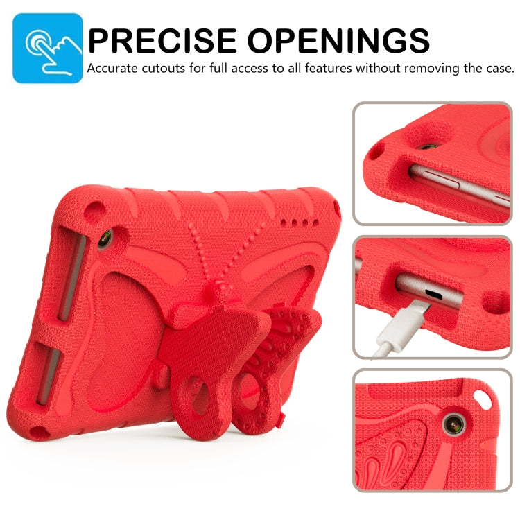 For Amazon Kindle Fire HD7 2022 Butterfly Bracket EVA Shockproof Tablet Case