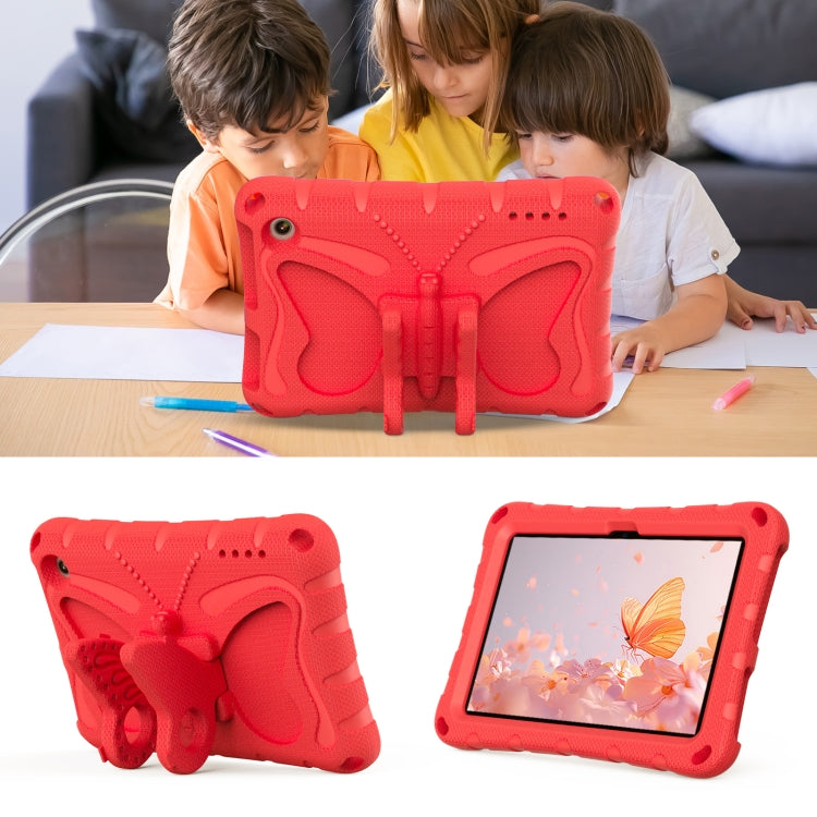 For Amazon Kindle Fire HD7 2022 Butterfly Bracket EVA Shockproof Tablet Case