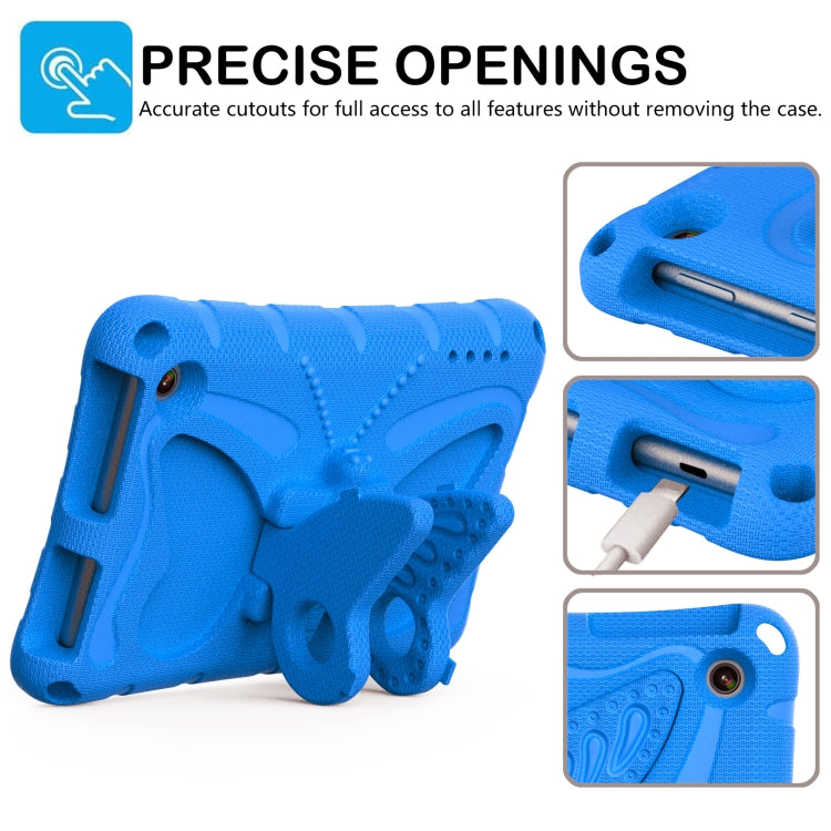 For Amazon Kindle Fire HD7 2022 Butterfly Bracket EVA Shockproof Tablet Case