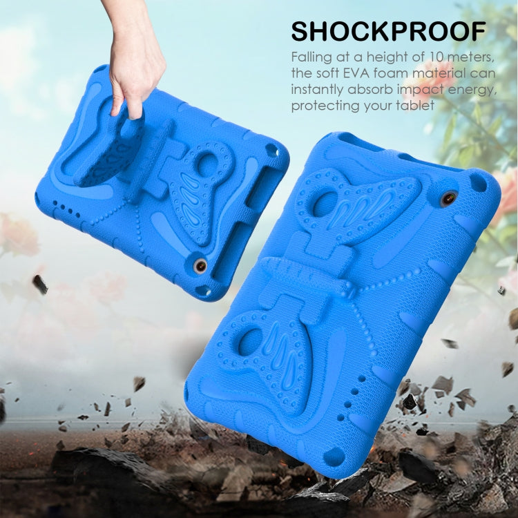 For Amazon Kindle Fire HD7 2022 Butterfly Bracket EVA Shockproof Tablet Case