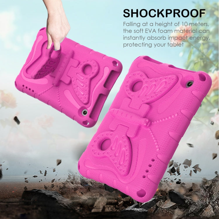 For Amazon Kindle Fire HD7 2022 Butterfly Bracket EVA Shockproof Tablet Case