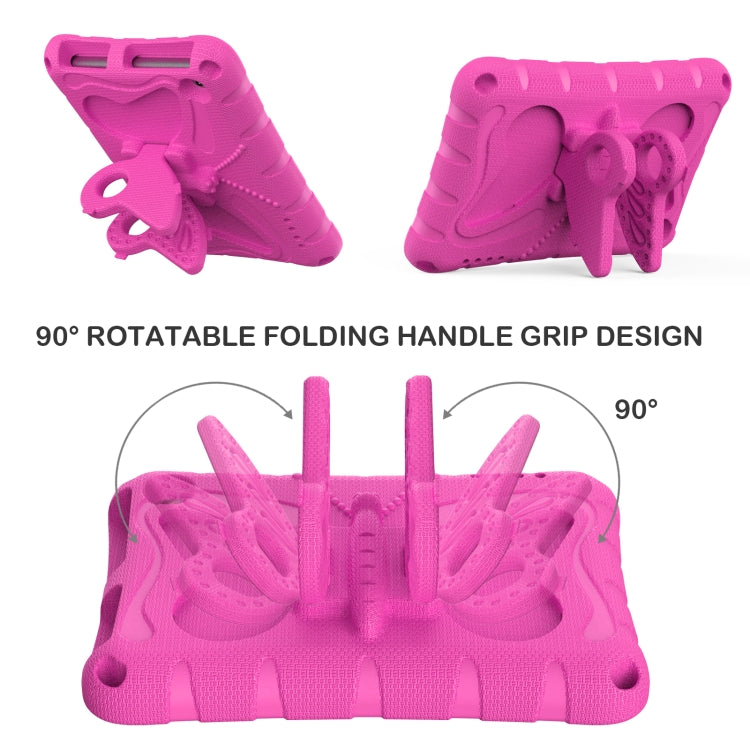 For Amazon Kindle Fire HD7 2022 Butterfly Bracket EVA Shockproof Tablet Case