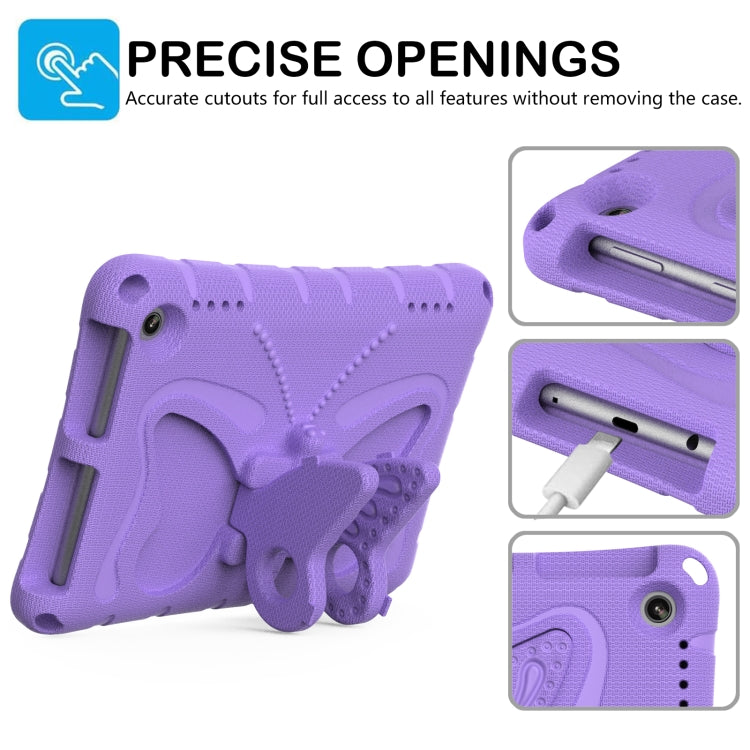 For Amazon Kindle Fire HD8 /8 Plus 2020/2022 Butterfly Bracket EVA Shockproof Tablet Case