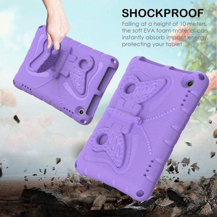 For Amazon Kindle Fire HD8 /8 Plus 2020/2022 Butterfly Bracket EVA Shockproof Tablet Case
