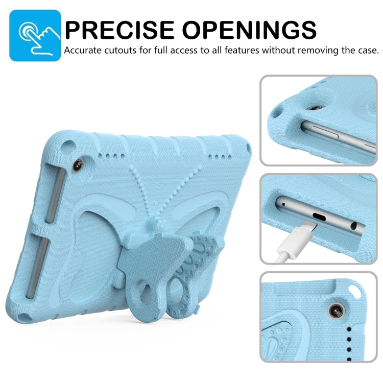 For Amazon Kindle Fire HD8 /8 Plus 2020/2022 Butterfly Bracket EVA Shockproof Tablet Case