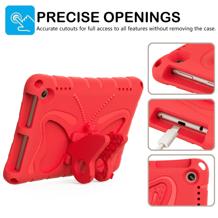 For Amazon Kindle Fire HD8 /8 Plus 2020/2022 Butterfly Bracket EVA Shockproof Tablet Case