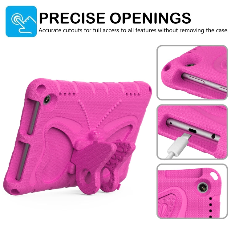 For Amazon Kindle Fire HD8 /8 Plus 2020/2022 Butterfly Bracket EVA Shockproof Tablet Case