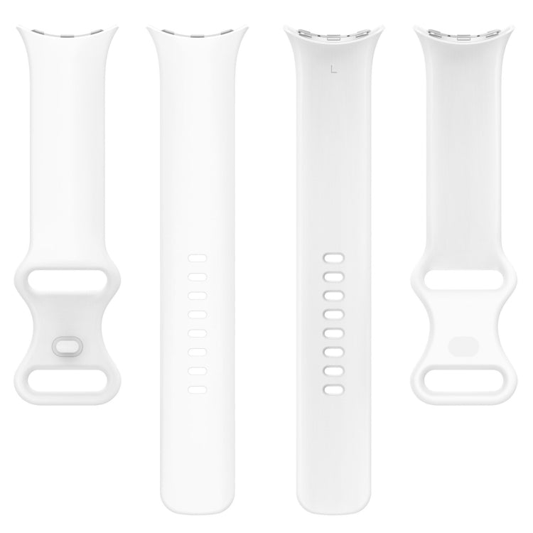 For Google Pixel Watch 4 / 3 / 2 / 1 41mm Butterfly Color Buckle Silicone Watch Band, Size: L
