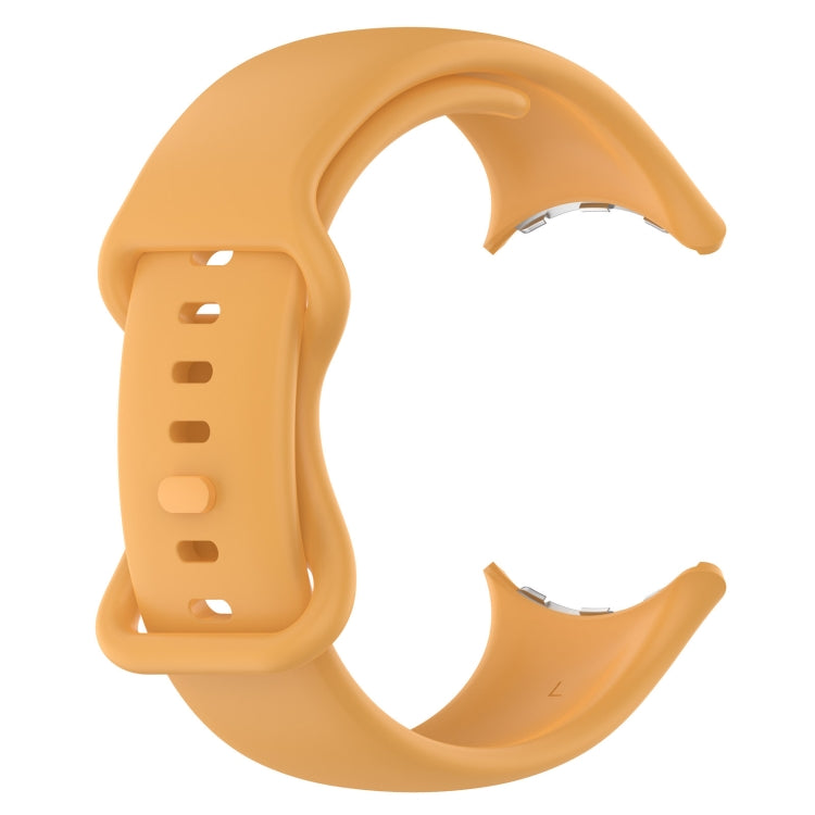 For Google Pixel Watch 4 / 3 / 2 / 1 41mm Butterfly Color Buckle Silicone Watch Band, Size: L