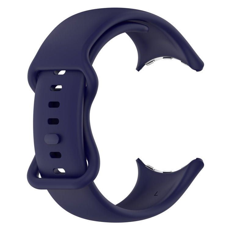 For Google Pixel Watch 4 / 3 / 2 / 1 41mm Butterfly Color Buckle Silicone Watch Band, Size: L
