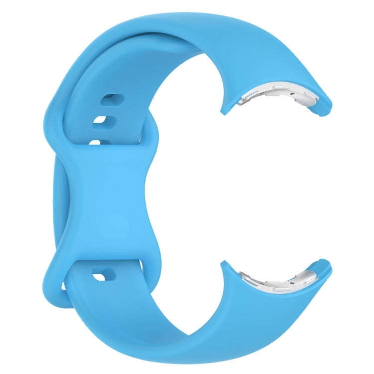 For Google Pixel Watch 4 / Watch 3 45mm Butterfly Color Buckle Silicone Watch Band, Size: L