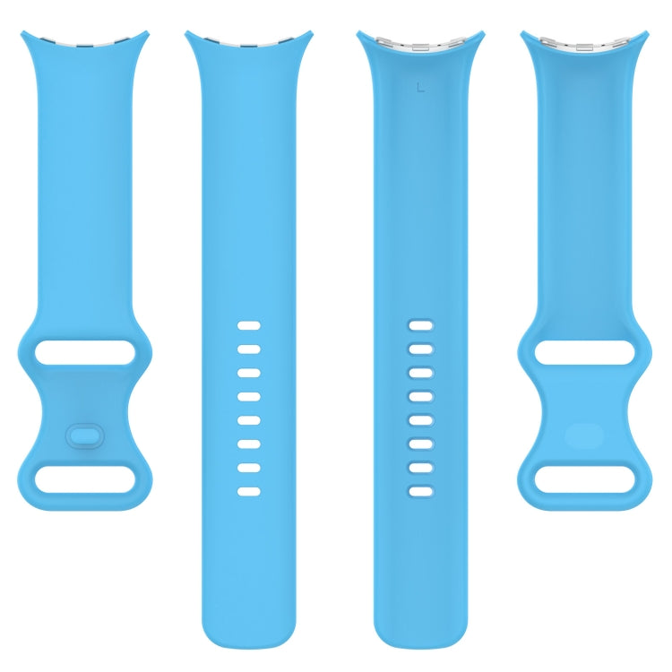 For Google Pixel Watch 4 / Watch 3 45mm Butterfly Color Buckle Silicone Watch Band, Size: L