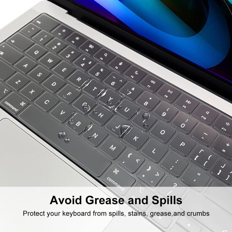 For MacBook Pro 14.2 / 16.2 / Air 13.6 / 15.3 ENKAY US Version Soft TPU Keyboard Protector Film