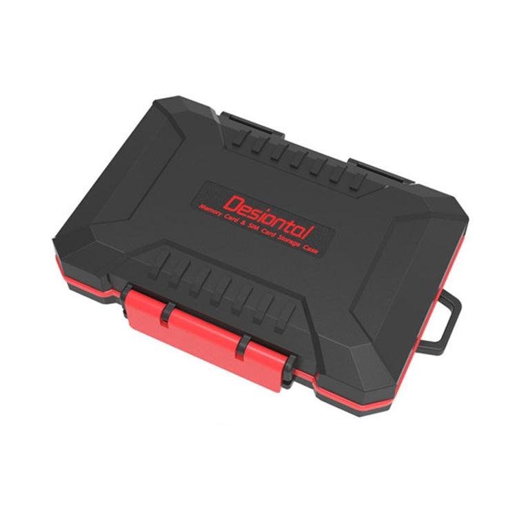 Desiontal SD / TF / XQD / CF / SIM / TF Storage Card Memory Card Organizer Outdoor Portable Waterproof Box