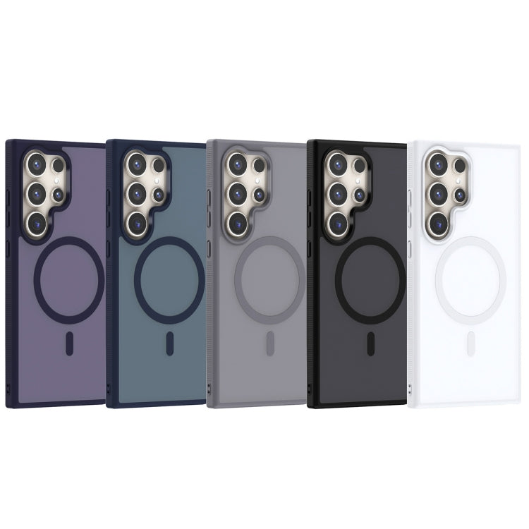 For Samsung Galaxy S24 5G Transparent TPU Hybrid PC Magsafe Phone Case