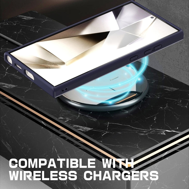 For Samsung Galaxy S22 Ultra 5G Transparent TPU Hybrid PC Magsafe Phone Case