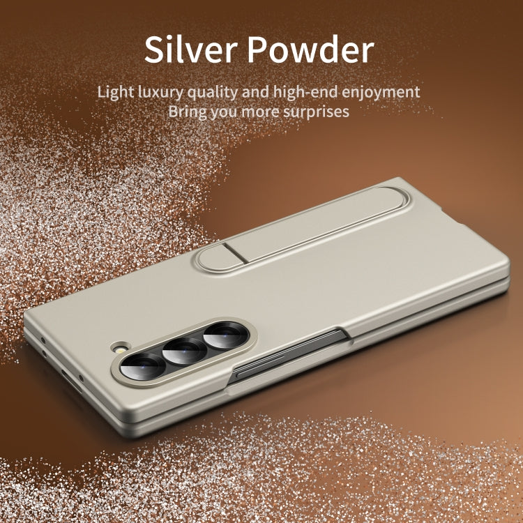 For Galaxy Z Fold5 5G Skin-feel Holder Shockproof Phone Case