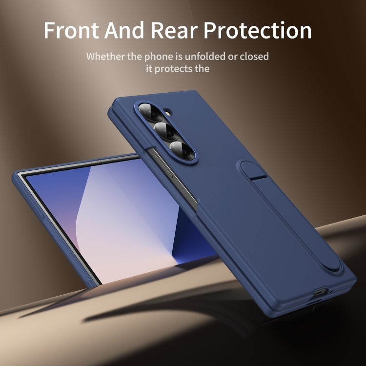 For Galaxy Z Fold5 5G Skin-feel Holder Shockproof Phone Case