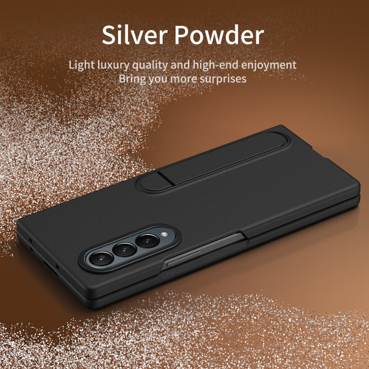 For Galaxy Z Fold4 Skin-feel Holder Shockproof Phone Case