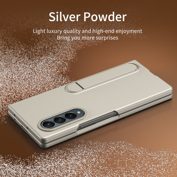 For Galaxy Z Fold4 Skin-feel Holder Shockproof Phone Case