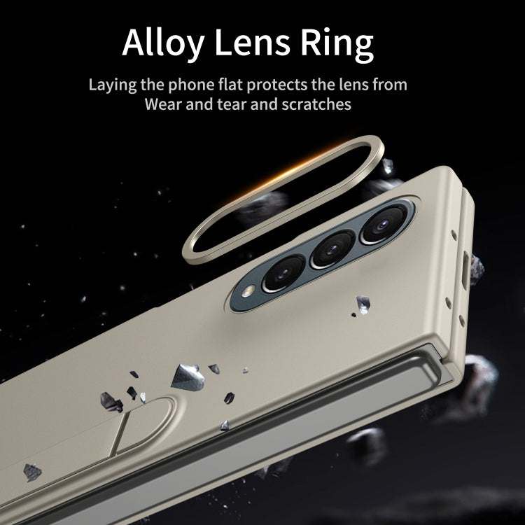 For Galaxy Z Fold4 Skin-feel Holder Shockproof Phone Case