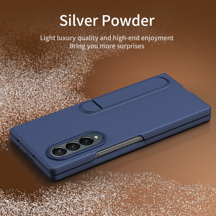 For Galaxy Z Fold4 Skin-feel Holder Shockproof Phone Case