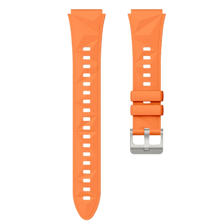 For Huawei Watch GT 5 41mm Solid Figure Homochromy Silicone Watch Band
