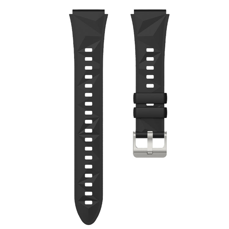 For Huawei Watch GT 5 41mm Solid Figure Homochromy Silicone Watch Band
