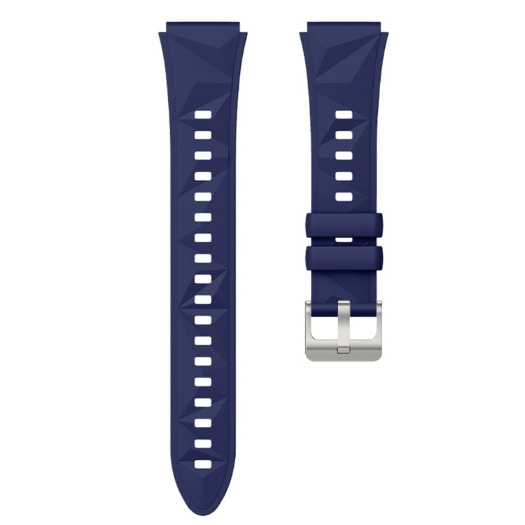For Huawei Watch GT 5 41mm Solid Figure Homochromy Silicone Watch Band